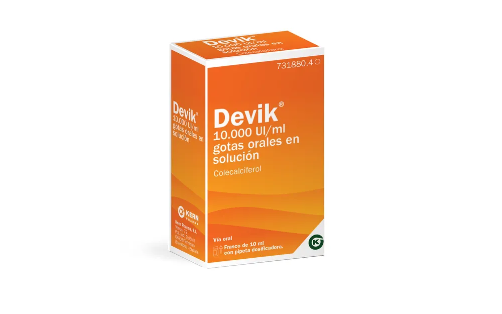 Devik 10.000 UI/ml gocce orali in soluzione gocce, orali in soluzione