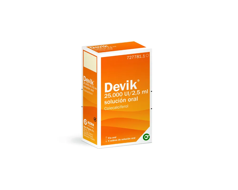 Devik 25.000 UI/2,5 ml soluzione orale soluzione, orale