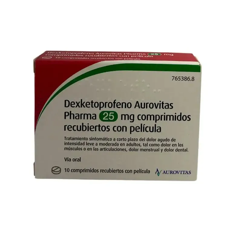 Dexketoprofeno Aurovitas 25 mg compresse rivestite con film EFG compresse, rivestite con film