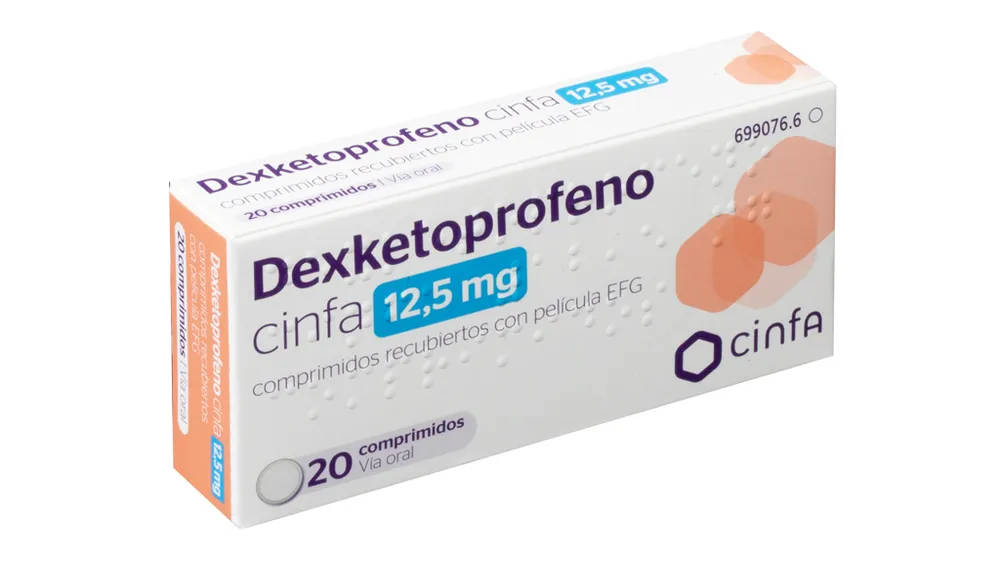 Dexketoprofen Cinfa 12.5 mg film-coated tablets EFG tablets, film-coated
