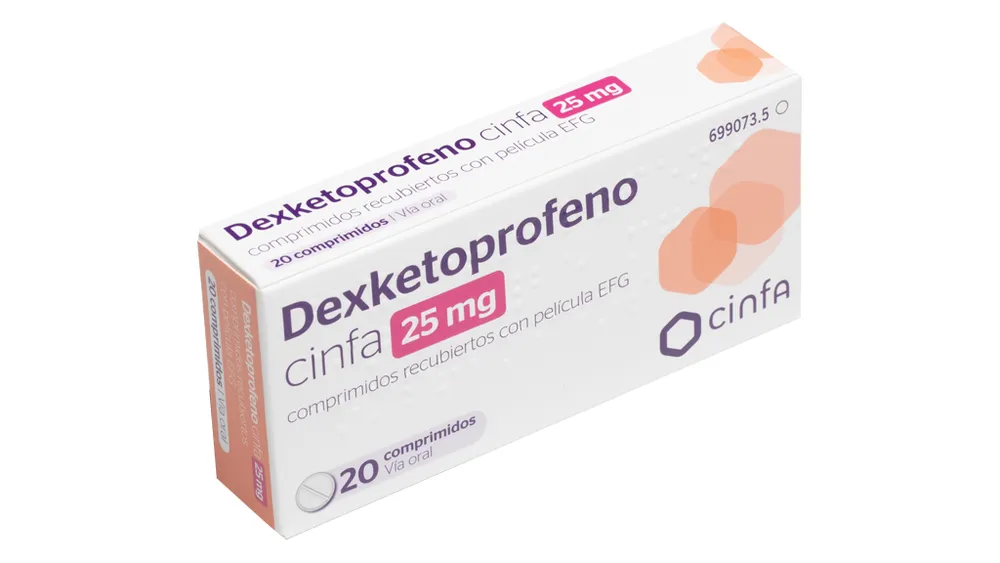 Dexketoprofeno Cinfa 25 mg compresse rivestite con film EFG compresse, rivestite con film