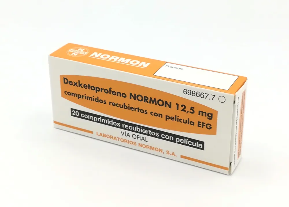 Dexketoprofen Normon 12.5 mg film-coated tablets EFG tablets, film-coated
