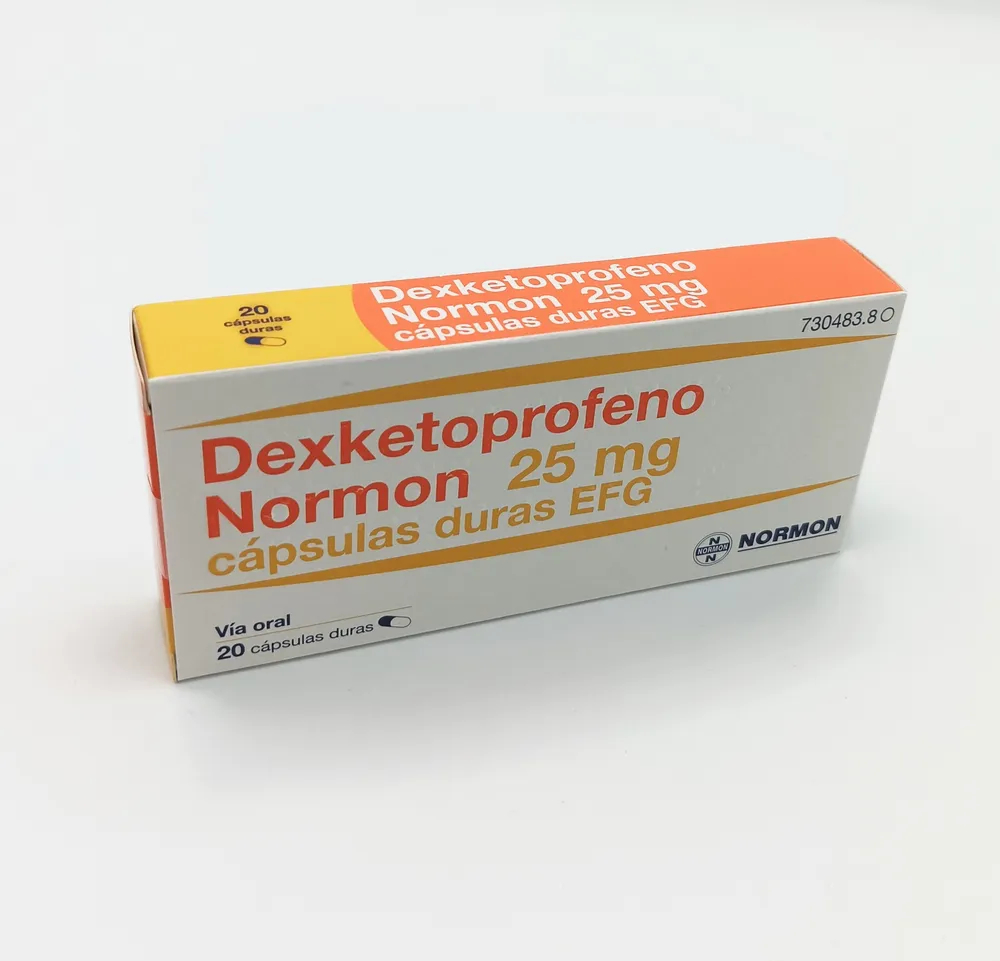 Dexketoprofeno Normon 25 mg capsule rigide EFG capsule, rigide