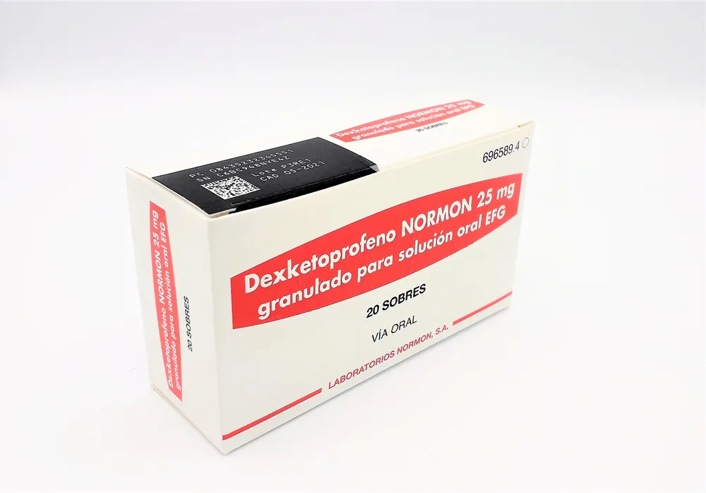 Dexketoprofen Normon 25 mg granules for oral solution EFG powder for oral solution