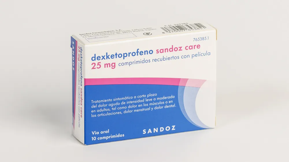 Dexketoprofeno Sandoz Care 25 mg compresse rivestite con film compresse, rivestite con film