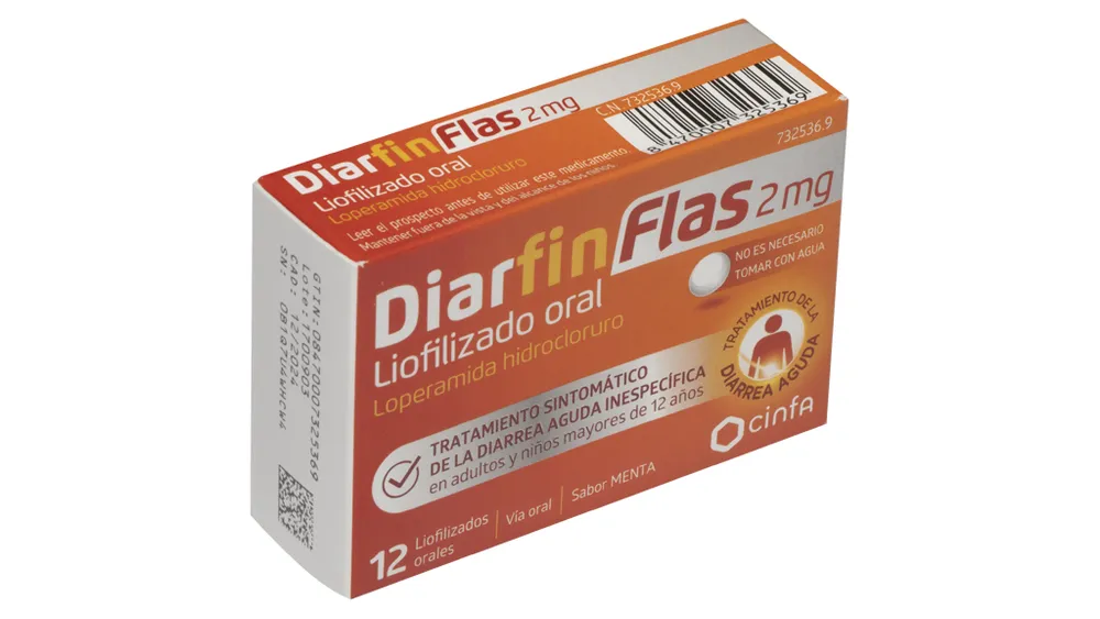 Diarfin Flas 2 mg liofilizzato orale polvere, orale