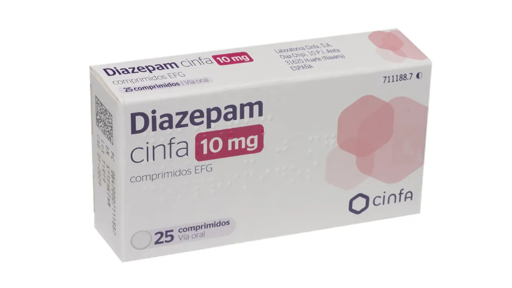 Diazepam Cinfa 10 mg tablets EFG tablets