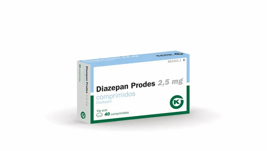 Diazepan Prodes 2.5 mg tablets tablets