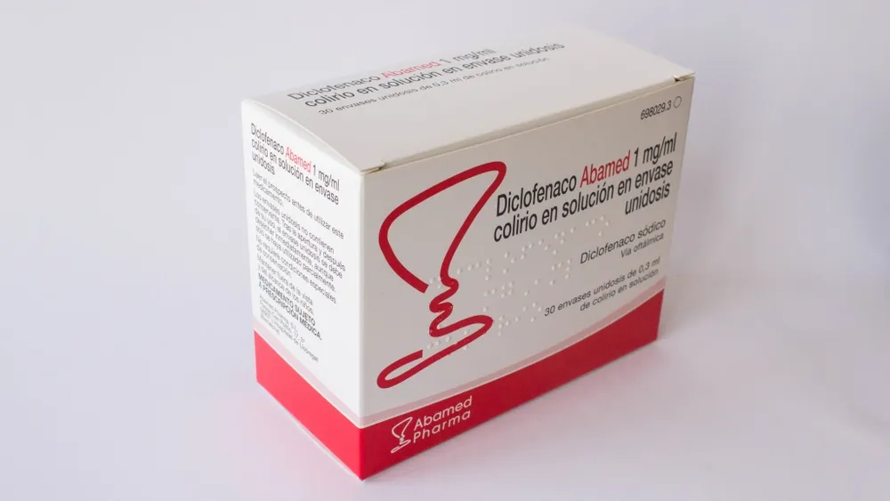 Diclofenac Abamed 1 mg/ml eye drops solution in single-dose container solution, ophthalmic