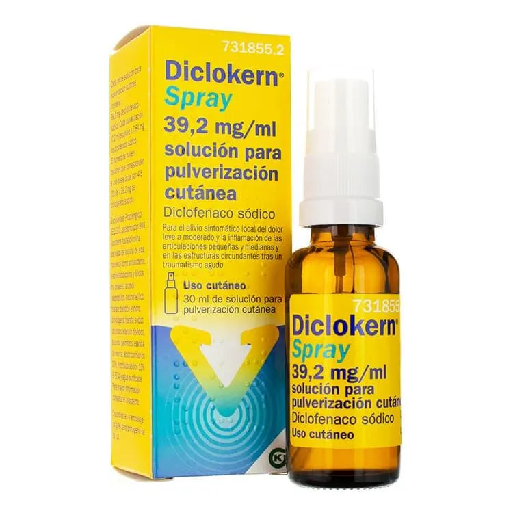 Diclokern Spray 39.2 mg/ml solution for cutaneous spray solution for cutaneous spray