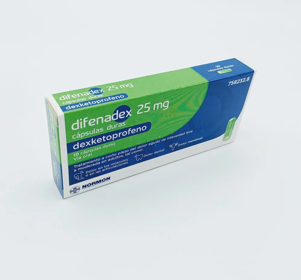 DifenadeX 25 mg hard capsules capsules, hard