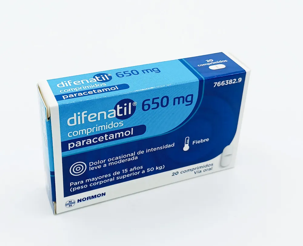 DIFENATIL 650 MG COMPRIMIDOS COMPRIMIDO