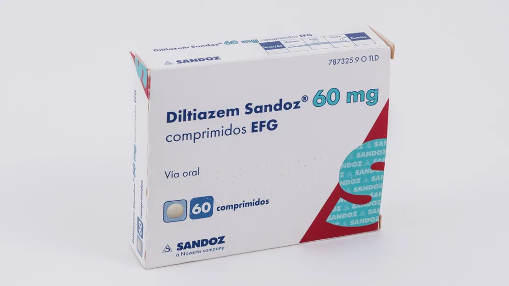 Diltiazem Sandoz 60 mg tablets EFG tablets