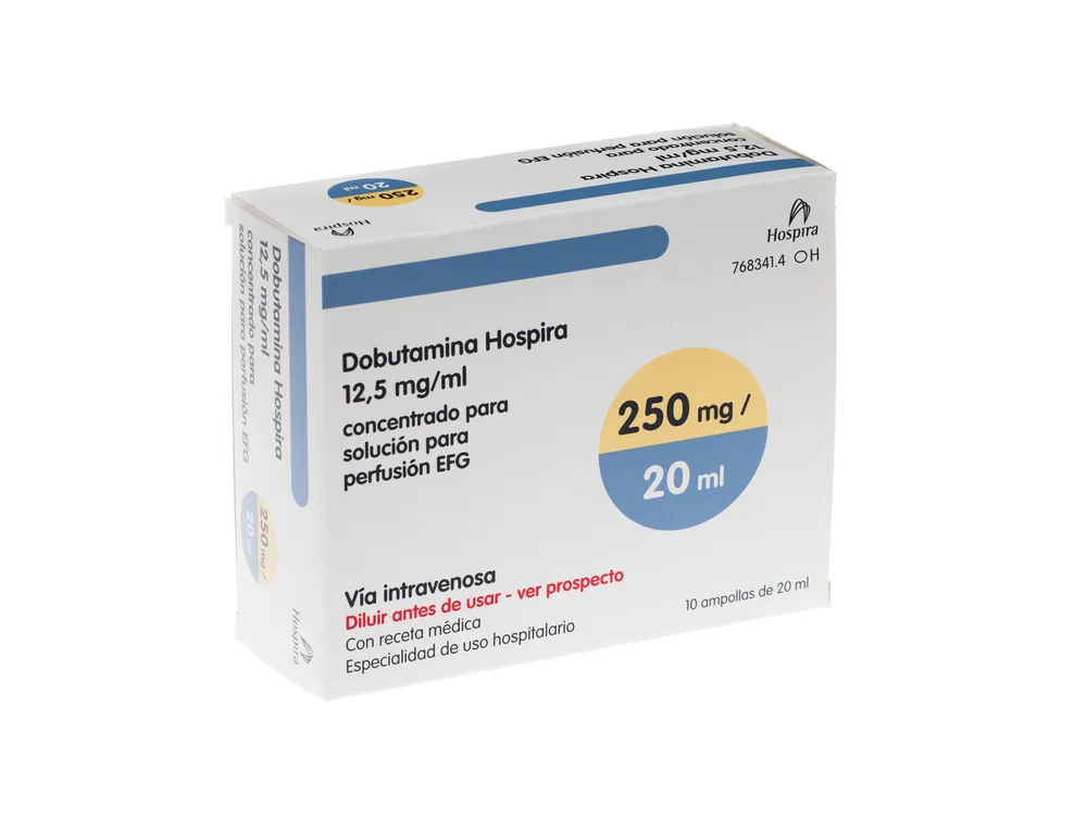 Dobutamina Hikma 12,5 mg/ml concentrato per soluzione per infusione EFG soluzione per infusione, concentrato per preparazione di