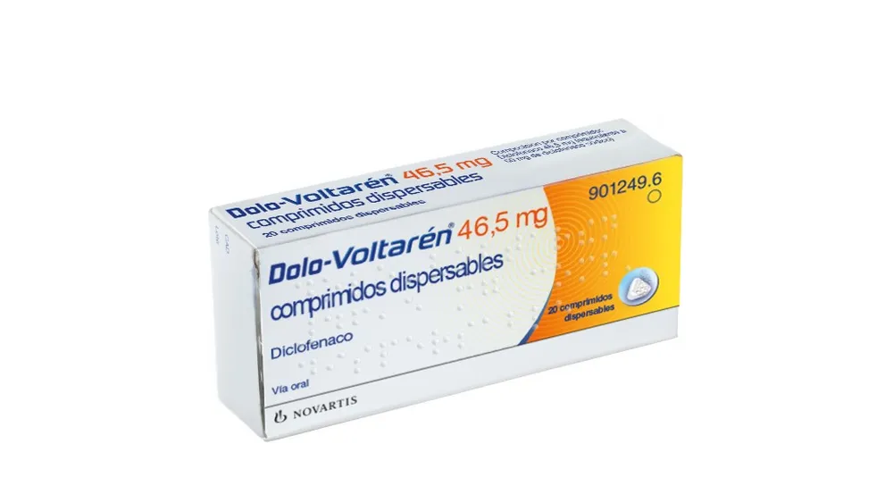 Dolo-Voltaren 46.5 mg dispersible tablets tablets, dispersible