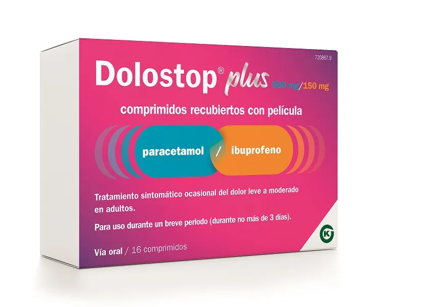 Dolostop Plus 500 mg/150 mg compresse rivestite con film compresse, rivestite con film