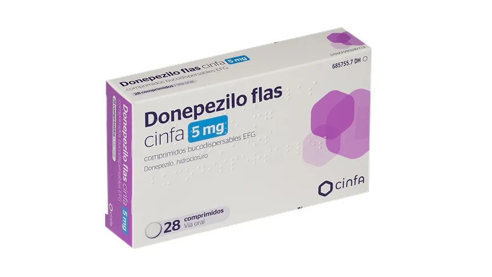 Donepezilo Flas CINFA 5 mg compresse bucodispersibili EFG compresse, bucodispersabili