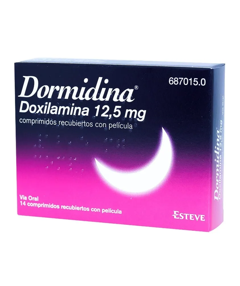 Dormidina doxylamine 12.5 mg film-coated tablets tablets, film-coated