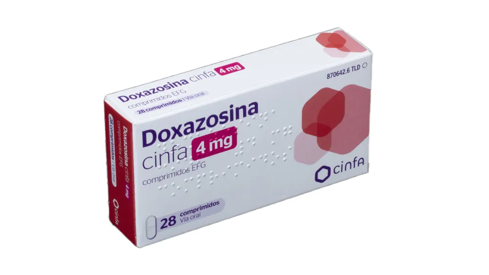 Doxazosin CINFA 4 mg tablets EFG tablets