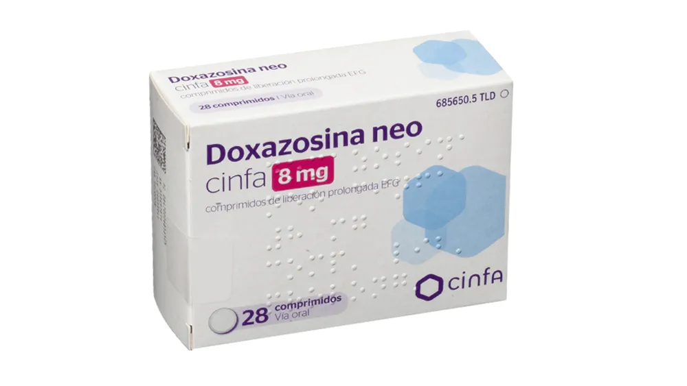 Doxazosina Neo Cinfa 8 mg compresse a rilascio prolungato EFG compresse, a rilascio prolungato