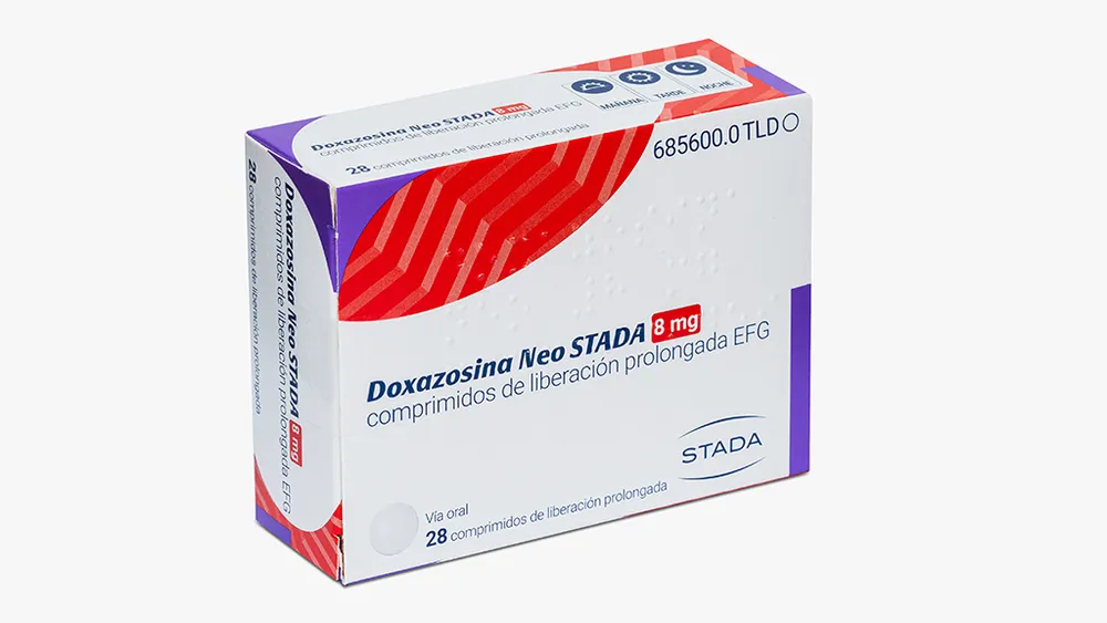 Doxazosina Neo Stada 8 mg compresse a rilascio prolungato EFG compresse, a rilascio prolungato