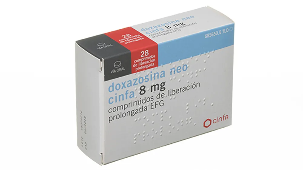 Doxazosina Neo Teva-Ratiopharm 8 mg compresse a rilascio prolungato EFG compresse, a rilascio prolungato