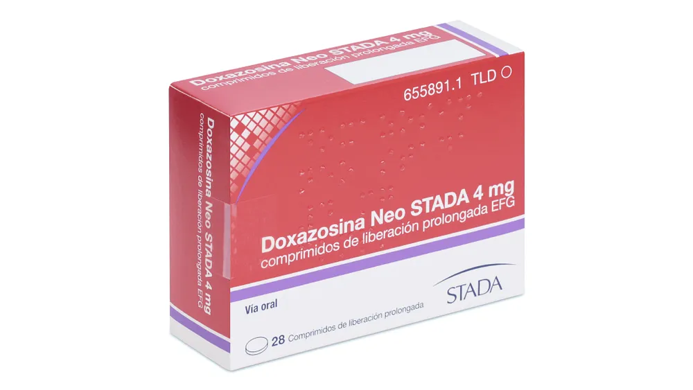 DOXAZOSINA NEO VIATRIS 4 MG COMPRIMIDOS DE LIBERACION PROLONGADA EFG COMPRIMIDO DE LIBERACIÓN PROLONGADA