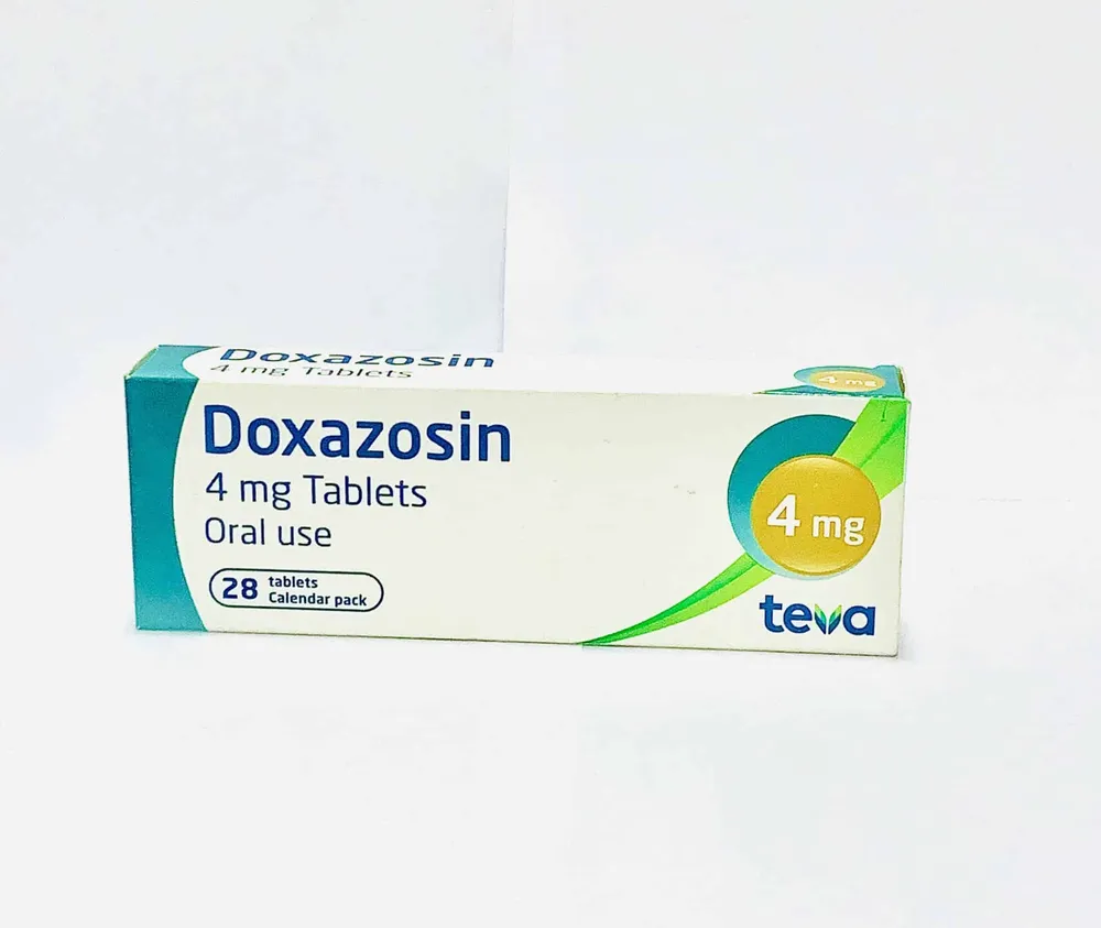 Doxazosin Teva-Ratiopharm 4 mg tablets EFG tablets