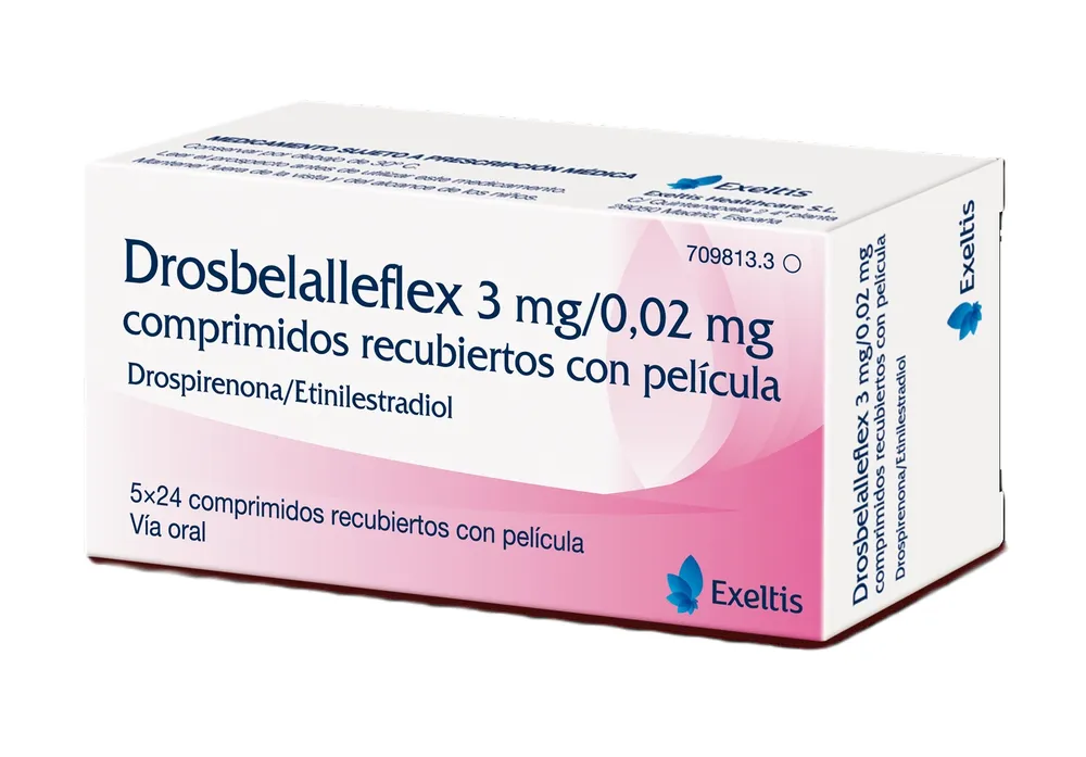 Drosbelalleflex 3 mg/0,02 mg compresse rivestite con film compresse, rivestite con film