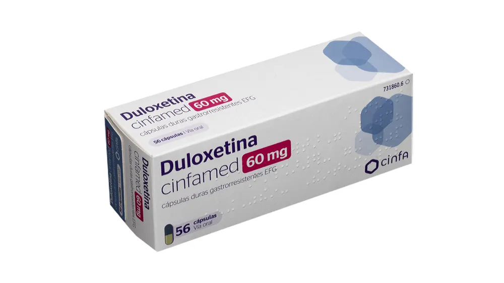 Duloxetina Cinfamed 60 mg capsule rigide gastroresistenti EFG capsula, dura gastrorresistente