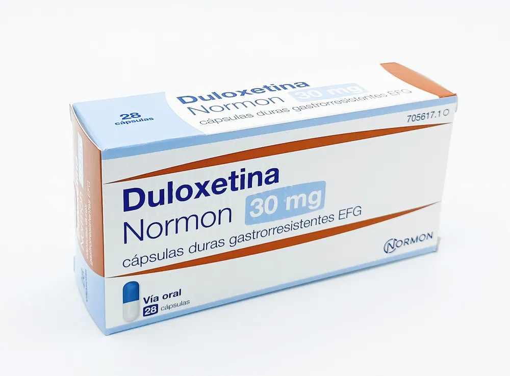 Duloxetina Normon 30 mg capsule rigide gastroresistenti EFG capsula, dura gastrorresistente