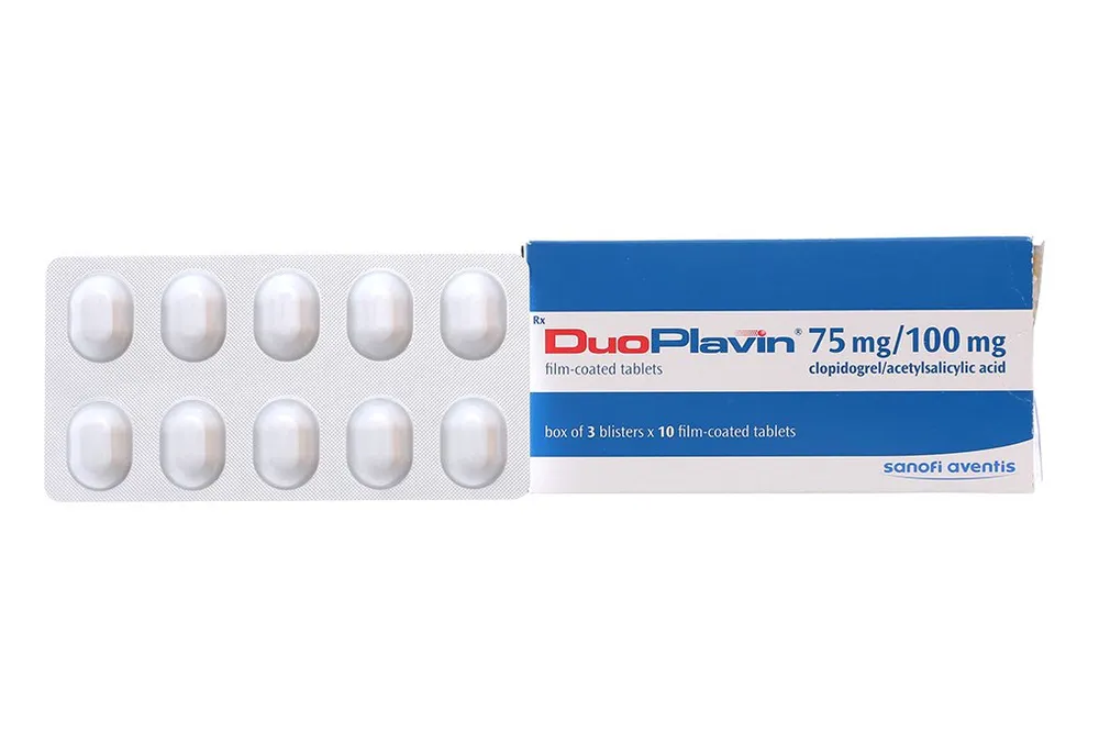 Duoplavin 75 mg/100 mg film-coated tablets tablets, film-coated