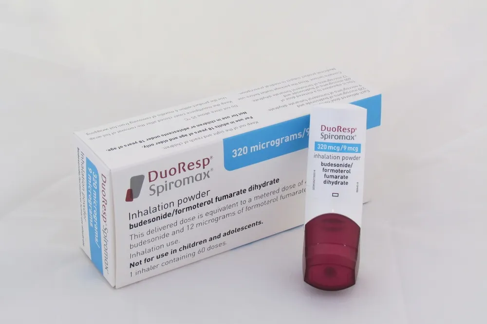 DuoResp Spiromax 320 microgrammi/9 microgrammi polvere per inalazione polvere per inalazione