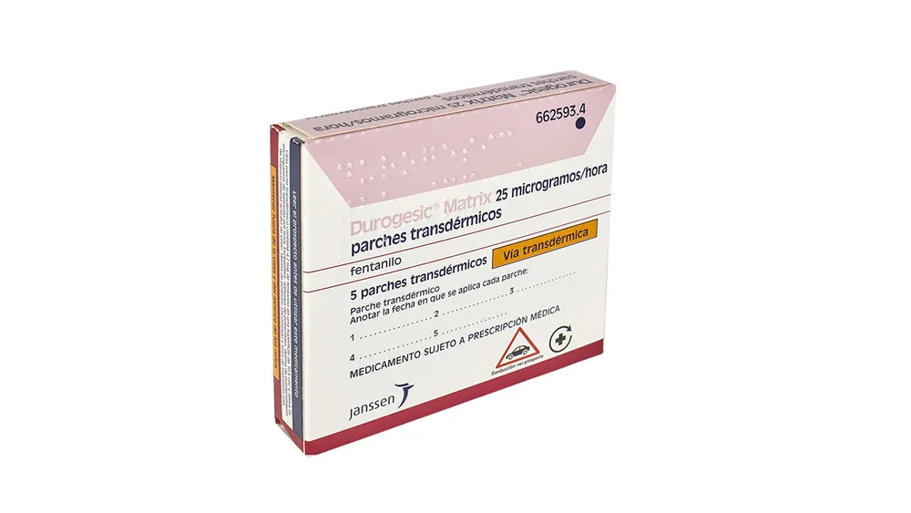 Durogesic Matrix 25 micrograms/h transdermal patches patches, transdermal