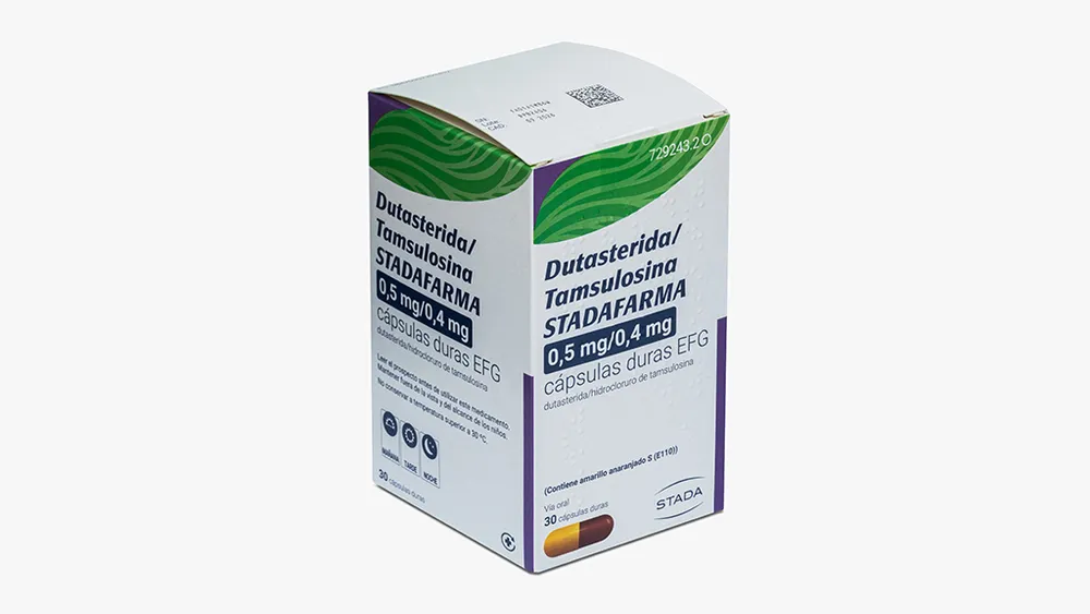 Dutasteride/tamsulosin Stadafarma 0.5 mg/0.4 mg hard capsules EFG capsules, hard