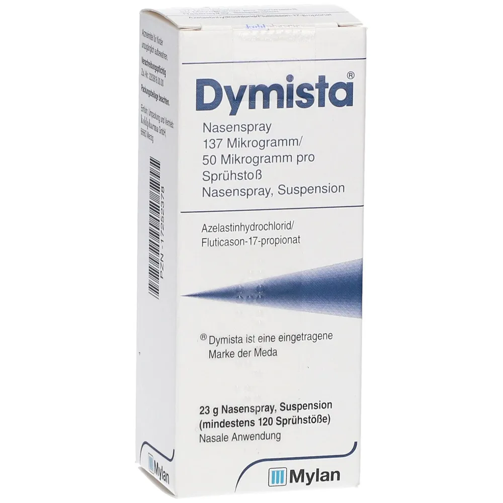 Dymista 137 micrograms/50 micrograms/dose nasal spray suspension suspension, nasal spray