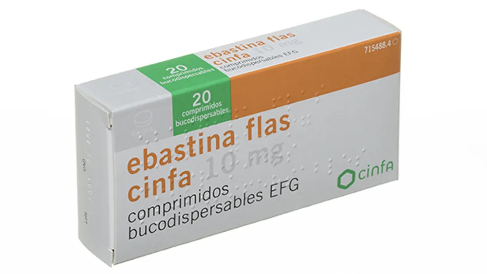 Ebastine Aurovitas 10 mg orodispersible tablets EFG tablets, buccodispersable