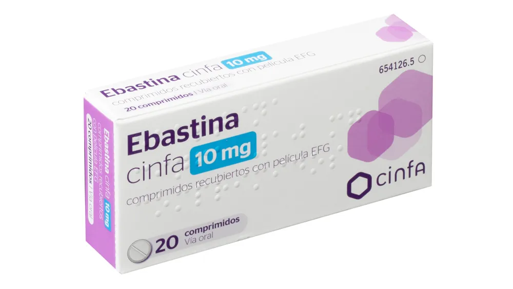 Ebastina Cinfa 10 mg compresse rivestite con film EFG compresse, rivestite con film
