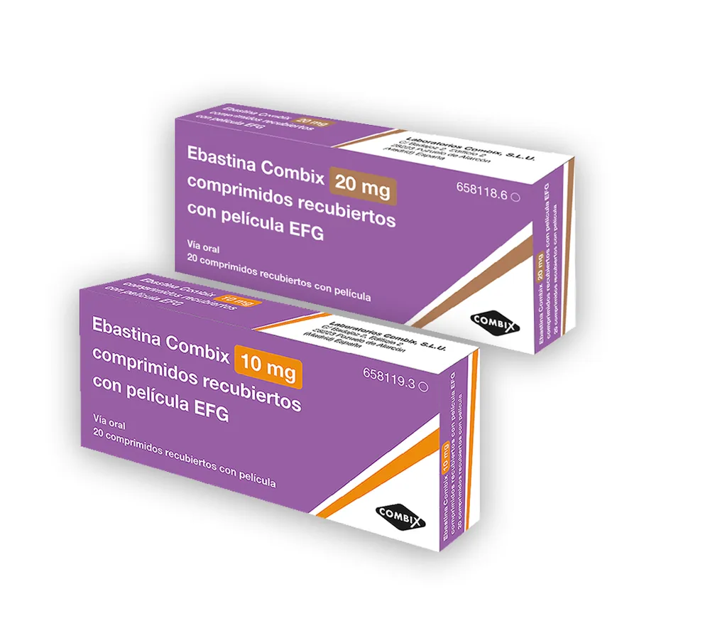 Ebastina Combix 20 mg compresse rivestite con film EFG compresse, rivestite con film