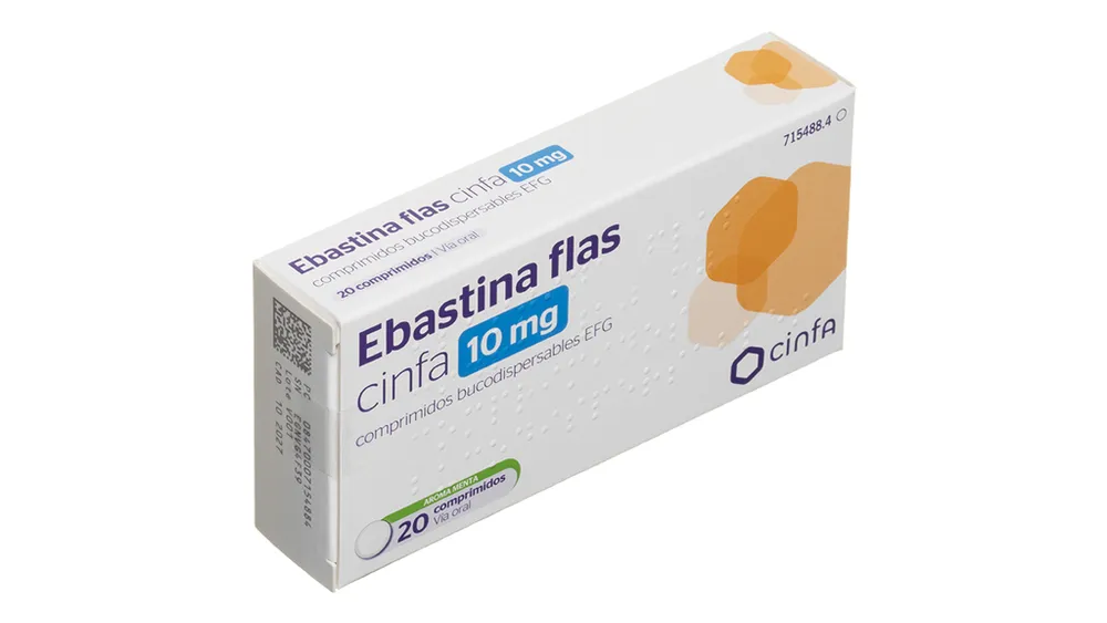 Ebastina Flas CINFA 10 mg compresse bucodispersabili EFG compresse, bucodispersabili