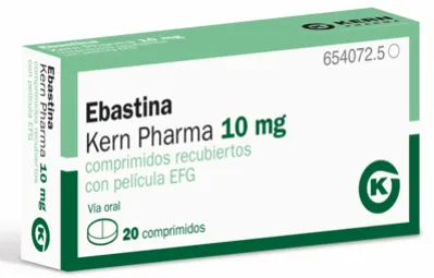 Ebastine Kern Pharma 10 mg film-coated tablets EFG tablets, film-coated