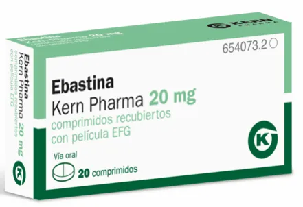 Ebastina Kern Pharma 20 mg compresse rivestite con film EFG compresse, rivestite con film