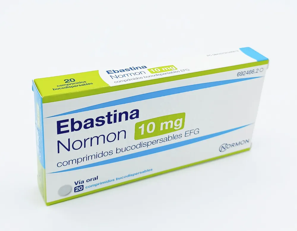 Ebastina Normon 10 mg compresse bucodispersabili EFG compresse, bucodispersabili