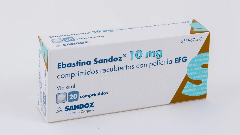 Ebastine Sandoz 10 mg film-coated tablets EFG tablets, film-coated