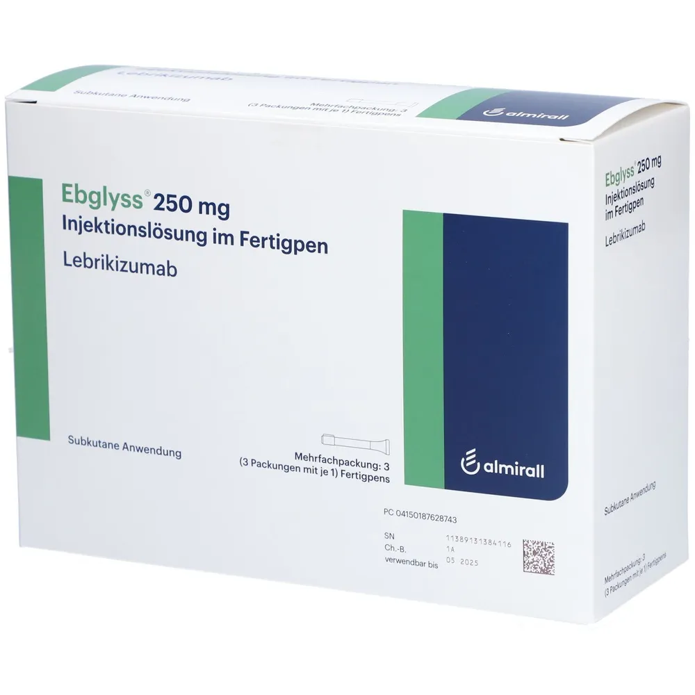 Ebglyss 250 mg soluzione iniettabile in siringa preriempita soluzione per iniezione in siringa preriempita