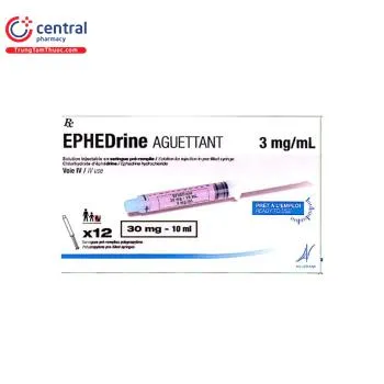 Ephedrine Aguettant 30 mg/ml solution for injection solution for injection