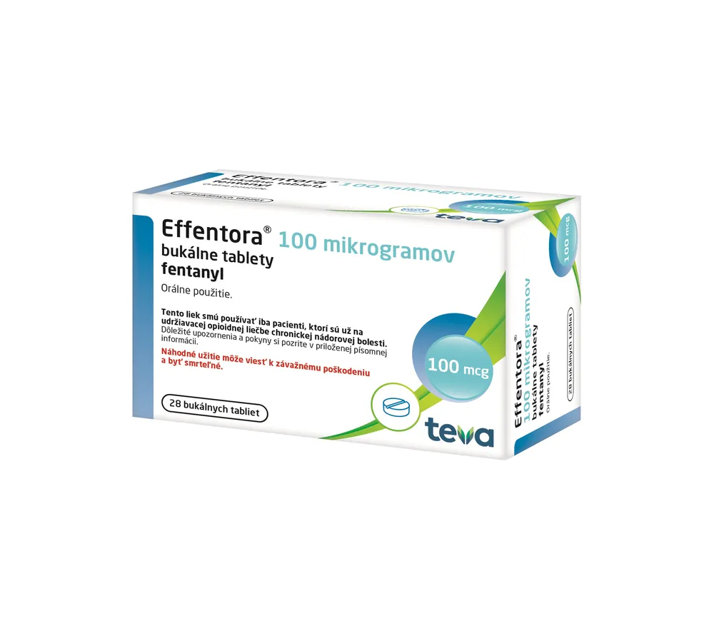 EFFENTORA 100 microgramos COMPRIMIDOS BUCALES COMPRIMIDO BUCAL