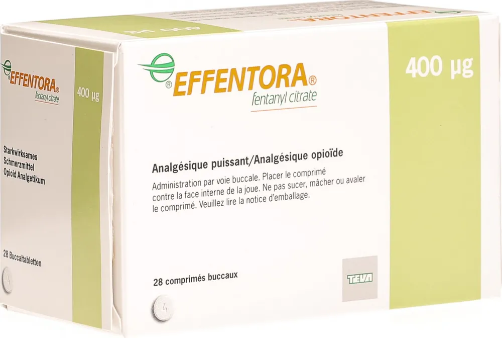 Effentora 400 micrograms orodispersible tablets tablets, buccal