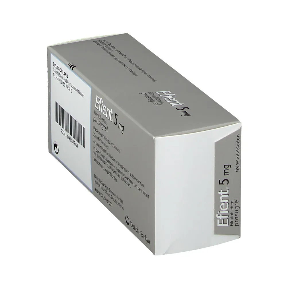 Efient 5 mg compresse rivestite con film compresse, rivestite con film