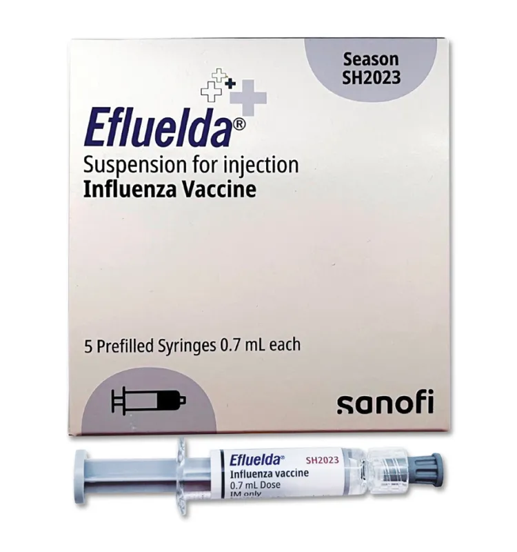 Efluelda solution for injection in pre-filled syringe suspension for injection, in pre-filled syringe